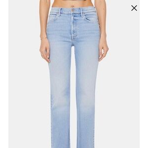 MOTHER The Kick It High Waist Straight Leg Jeans - Your Turn NWT